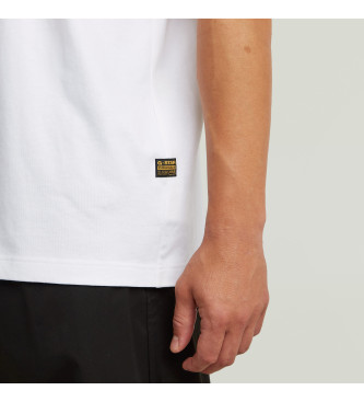 G-Star Maglietta bianca con grafica G Icon