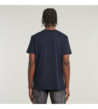 G-Star Maglietta grafica con icona G blu navy