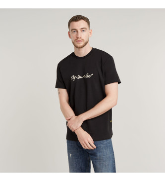 G-Star Camiseta G-Script negro