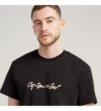 G-Star Camiseta G-Script negro