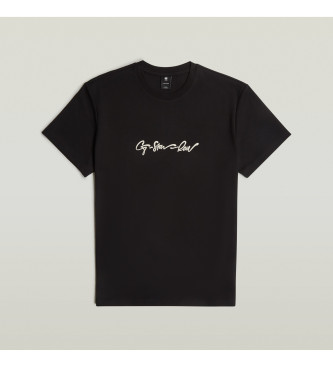 G-Star Camiseta G-Script negro