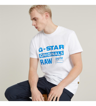 G-Star Original T-shirt vit