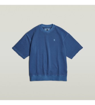G-Star Overgeverfd los T-shirt blauw