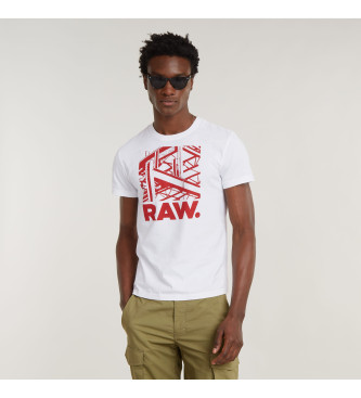 G-Star T-shirt Raw Construction branca