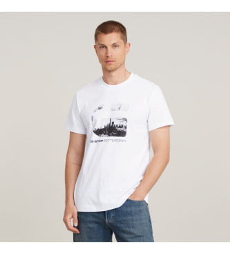 G-Star T-shirt Rotterdam blanc