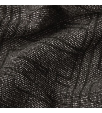 G-Star Camiseta Washed multi logo oversized  gris