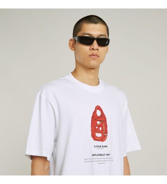 G-Star Archive Print Boxy T-shirt blanc