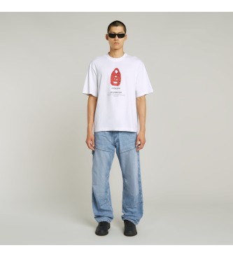 G-Star Archive Print Boxy T-shirt blanc