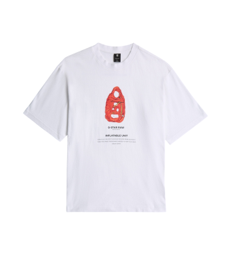 G-Star Archive Print Boxy T-shirt blanc