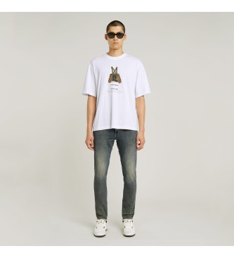 G-Star Archive Print Boxy T-shirt blanc