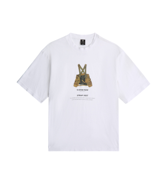 G-Star Archive Print Boxy T-shirt blanc