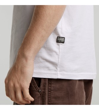 G-Star Camiseta Carabiner Logo blanco