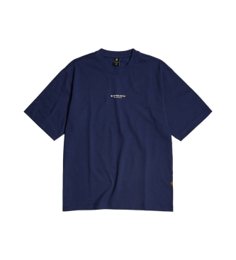 G-Star Boxy T-shirt middenborst blauw