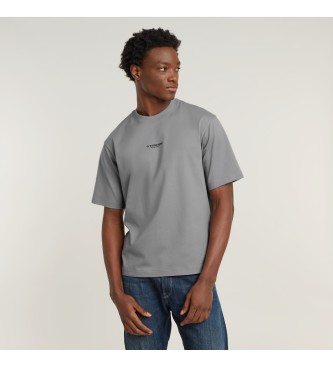 G-Star Boxy T-shirt middenborst grijs