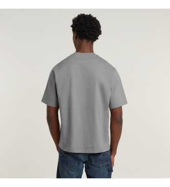 G-Star Boxy T-shirt middenborst grijs