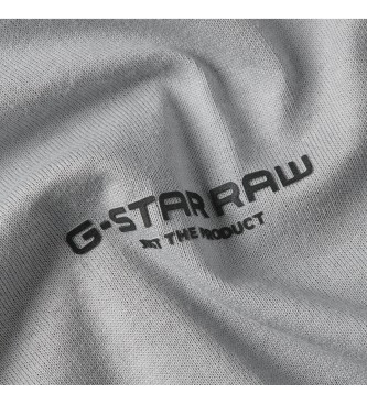 G-Star Boxy-T-Shirt mit Mittelbrust grau