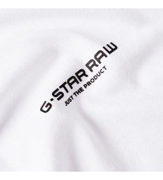 G-Star Koszulka Center Chest Boxy w kolorze białym