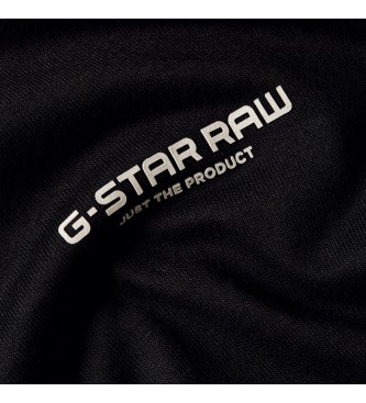 G-Star Boxy T-shirt middenborst zwart