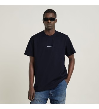 G-Star T-shirt med navy logo midt p brystet