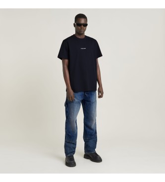 G-Star T-shirt med navy logo midt p brystet