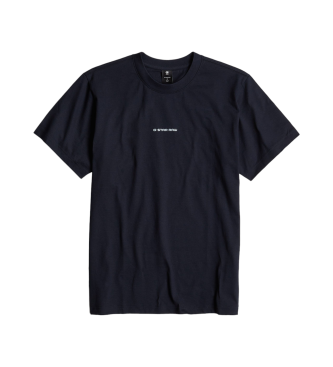 G-Star T-shirt Center Chest Logo navy