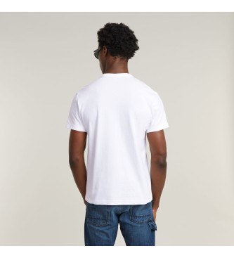 G-Star Camiseta Embro Print blanco