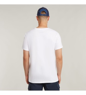 G-Star Finger Print Burger T-shirt white