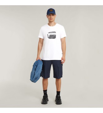 G-Star Finger Print Burger T-shirt white