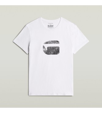 G-Star Finger Print Burger T-shirt white