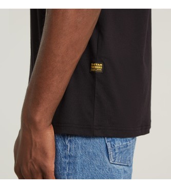 G-Star Fingerabdruck-Burger-T-Shirt schwarz