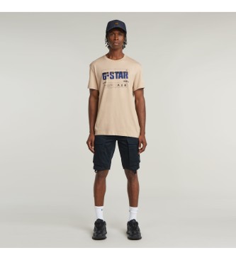 G-Star Camiseta Flyer Graphic beige