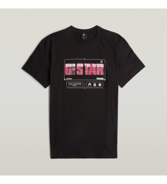 G-Star Flyer grafisch T-shirt zwart