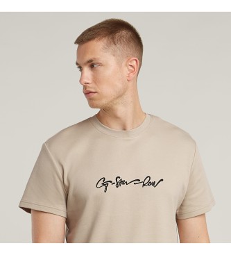 G-Star G-Script T-shirt beige