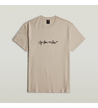 G-Star G-Script T-shirt beige