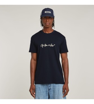 G-Star G-Script T-shirt marinbl