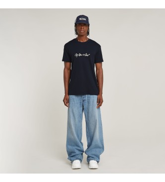 G-Star G-Script T-shirt marinbl