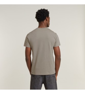 G-Star T-shirt com grfico gradiente cinzento