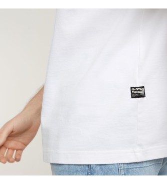 G-Star Gradient Old Skool Logo Boxy T-Shirt white