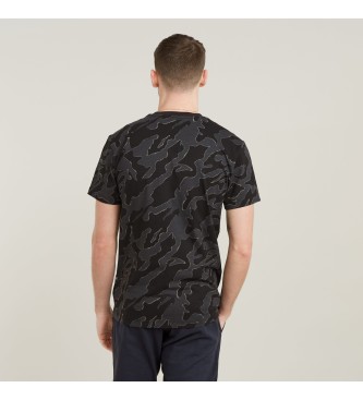 G-Star Island Camo T-shirt noir