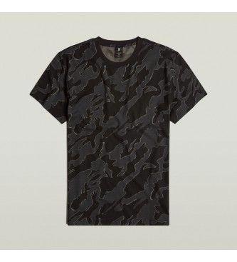 G-Star T-shirt Island Camo czarny