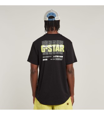 G-Star Lash Back Graphic T-shirt black
