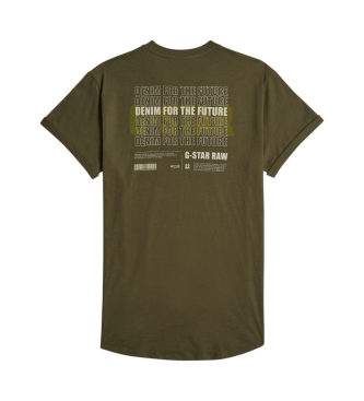 G-Star Lash Back Graphic T-shirt green