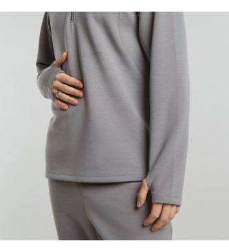 G-Star Sweatshirt Motion Half Zip Tweeter cinzento