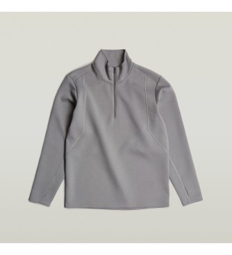 G-Star Sudadera Motion Half Zip Tweeter gris