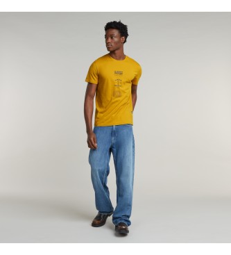 G-Star Camiseta Multi Originals amarillo