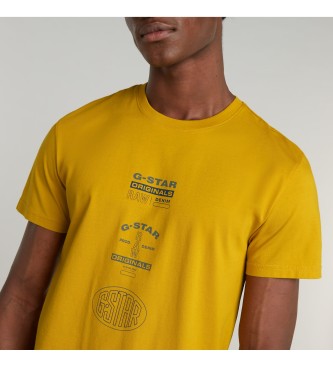 G-Star T-shirt Multi Originals jaune