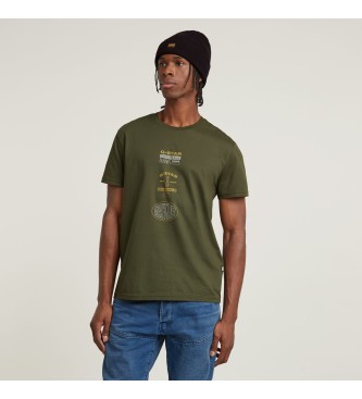 G-Star T-shirt Multi Originals vert