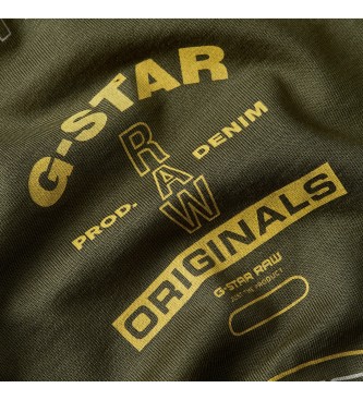 G-Star T-shirt Multi Originals green