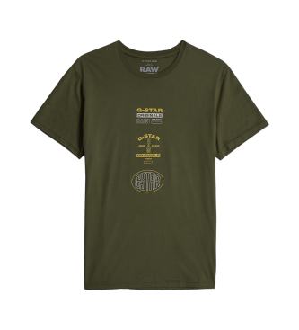 G-Star T-shirt Multi Originals verde