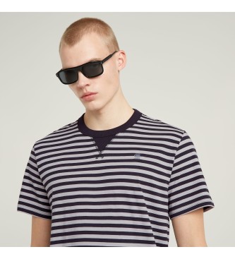 G-Star Nifous Stripe T-shirt grijs, zwart